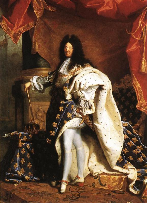 RIGAUD, Hyacinthe Portrait of Louis XIV gfj Sweden oil painting art